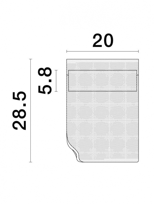 9054454 Aplica Nova Luce ARGO LED 6W 421lm 3000K Aluminium & Acrylic Gold Nedimabil IP20 [2]