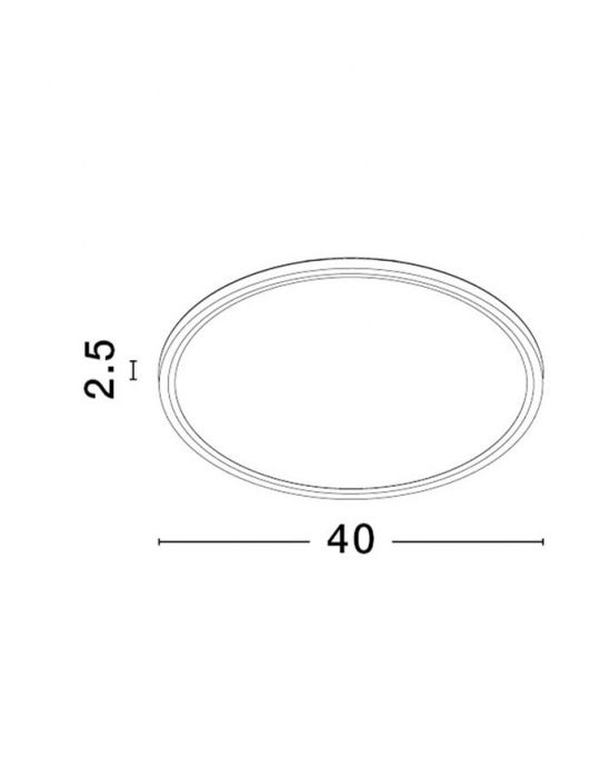 9060191 Plafoniera Nova Luce DIXIE LED 36W 3200lm 3000K-4000K-6500K CCT ABS & Acrylic Black Nedimabil IP20 [3]