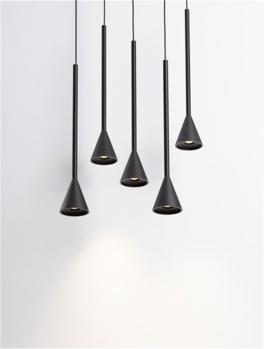 9060219 Lustra Nova Luce NET LED 27W 1312lm 3000K Aluminium Black Dimabil Triac IP20 [5]