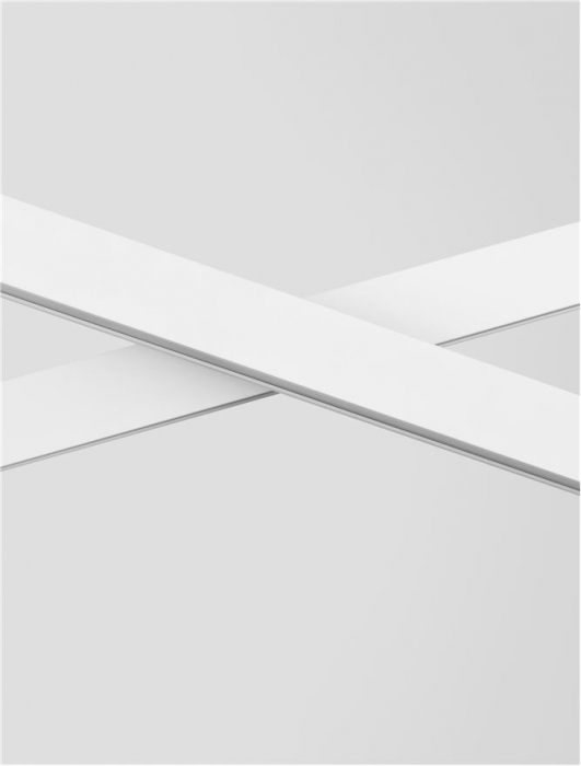 9060910 Lustra Nova Luce X-LINE LED 40W 1428lm 3000K Aluminium & Acrylic Sandy White Dimabil Triac IP20 [4]
