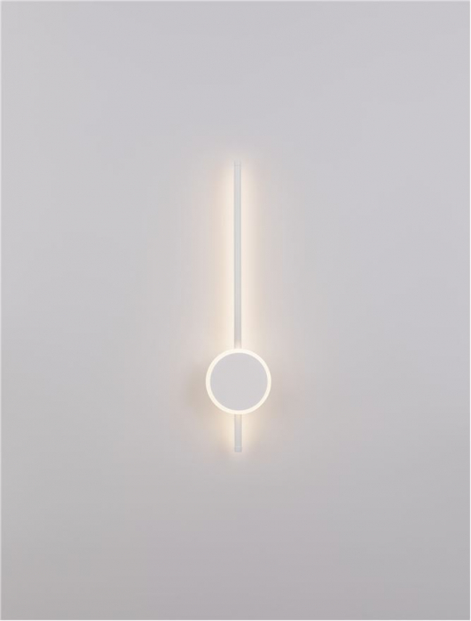 9061426 Aplica Nova Luce CLOCK LED 18W 1260lm 3000K Aluminium & Acrylic Sandy White Nedimabil IP20 [5]