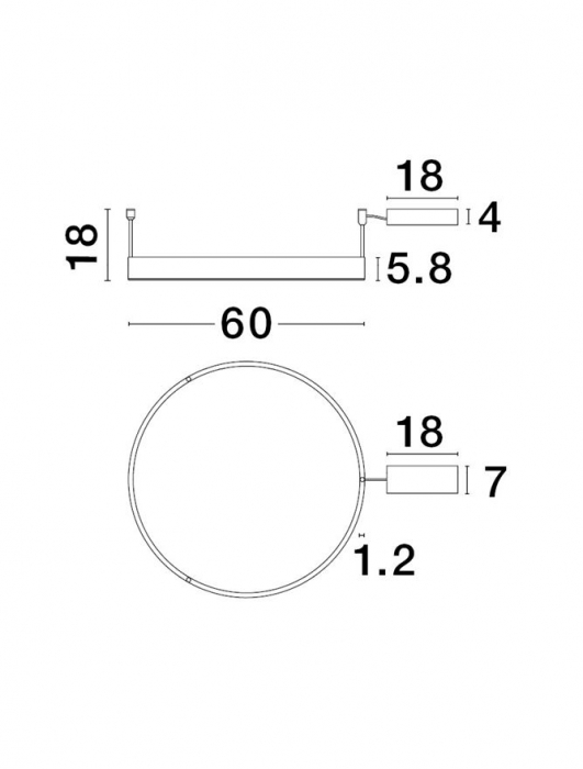 9063602 Plafoniera Nova Luce MOTIF LED 46W 3700lm 3000K Aluminium & Acrylic Sandy White Dimabil Triac IP20 [5]
