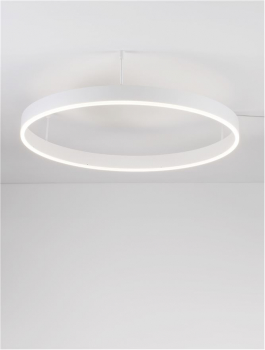 9063605 Plafoniera Nova Luce MOTIF LED 50W 4166lm 3000K Aluminium & Acrylic Sandy White Dimabil Triac IP20 [3]