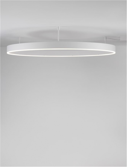 9063608 Plafoniera Nova Luce MOTIF LED 60W 4552lm 3000K Aluminium & Acrylic Sandy White Dimabil Triac IP20 [3]