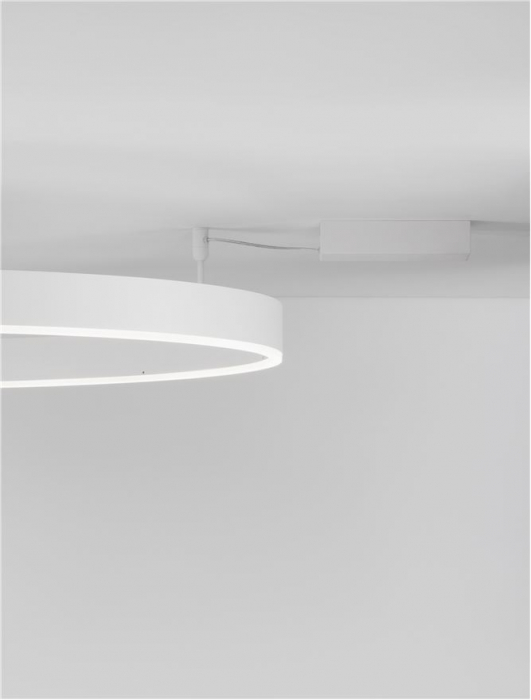 9063608 Plafoniera Nova Luce MOTIF LED 60W 4552lm 3000K Aluminium & Acrylic Sandy White Dimabil Triac IP20 [2]