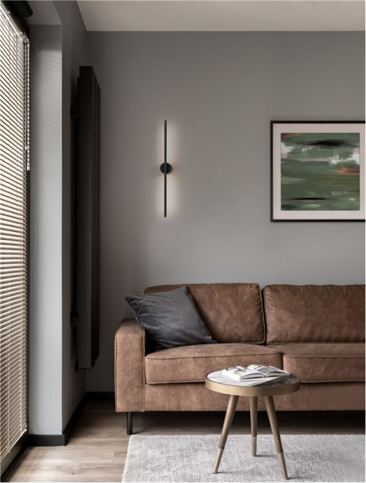 9081102 Aplica Nova Luce ADEN LED 10W 342lm 3000K Aluminium Sandy Black Nedimabil IP20 [2]