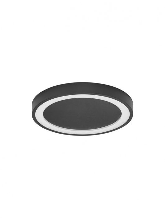 9081220 Plafoniera Nova Luce NODI LED 30W 1590lm 3000K Aluminium & Acrylic Sandy Black Nedimabil IP20 [1]