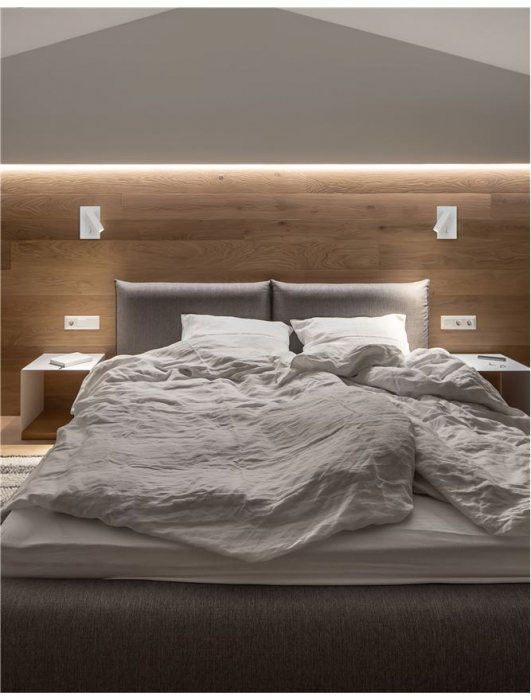 9081351 Aplica Nova Luce DONA LED 3W 180lm 3000K IP20 Aluminium Sandy White [9]