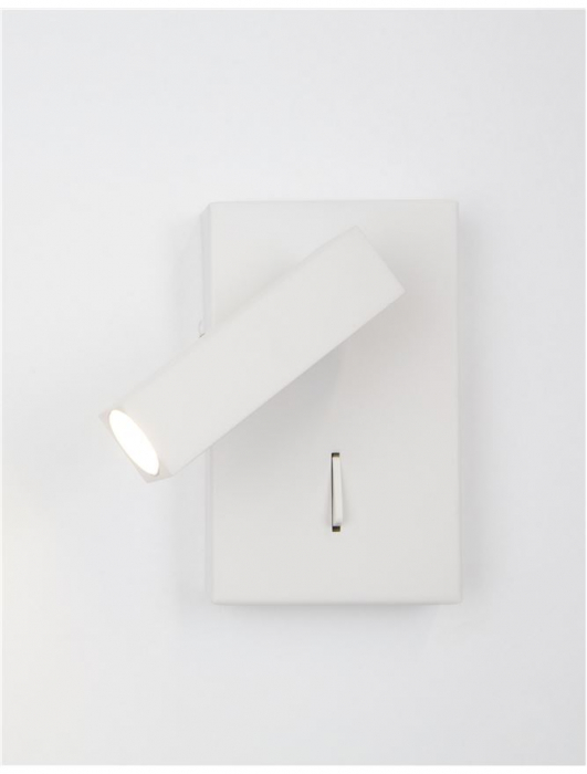 9081351 Aplica Nova Luce DONA LED 3W 180lm 3000K IP20 Aluminium Sandy White [4]