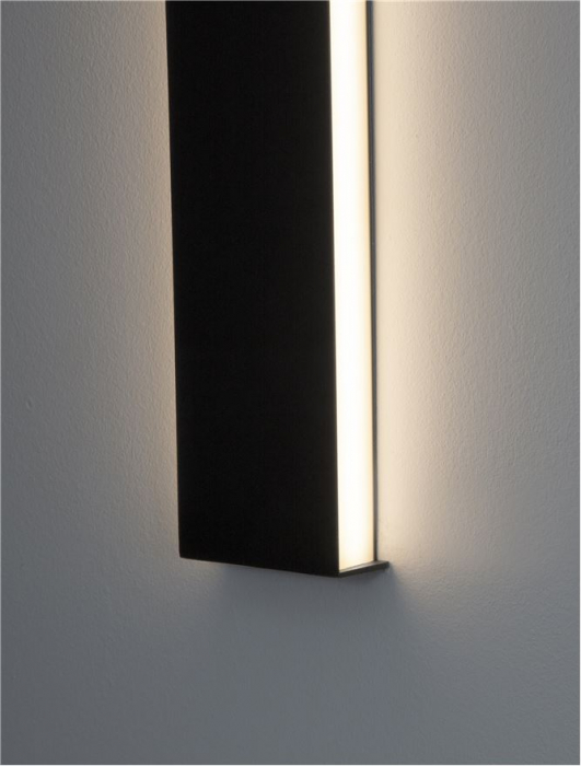 9081400 Aplica Nova Luce SELINE LED 44W 3124lm 3000K Aluminium Sandy Black Nedimabil [5]
