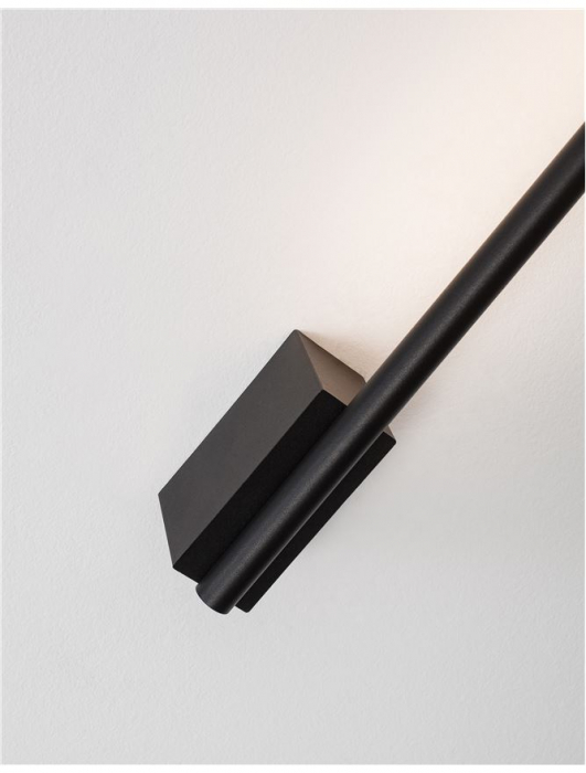 9081600 Aplica Nova Luce GROPIUS LED 10W 366lm 3000K Aluminium Sandy Black Nedimabil IP20 [6]