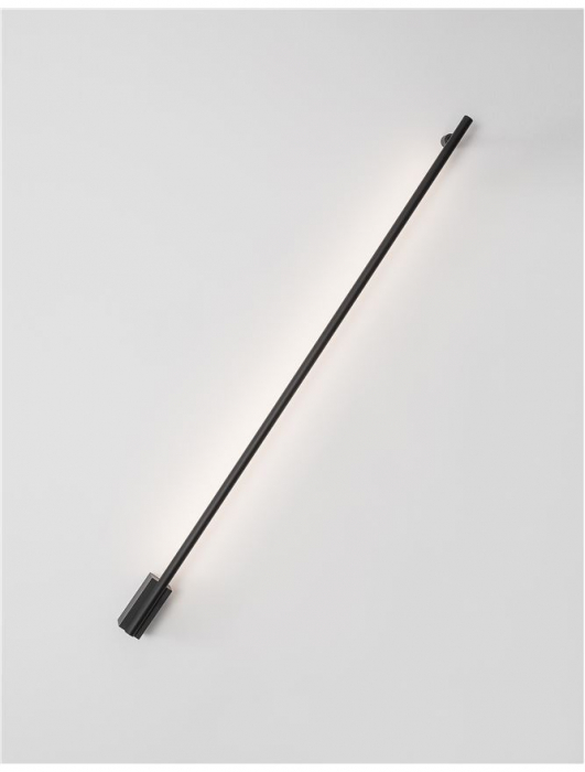 9081900 Aplica Nova Luce GROPIUS LED 15W 507lm 3000K Aluminium Sandy Black Nedimabil IP20 [4]