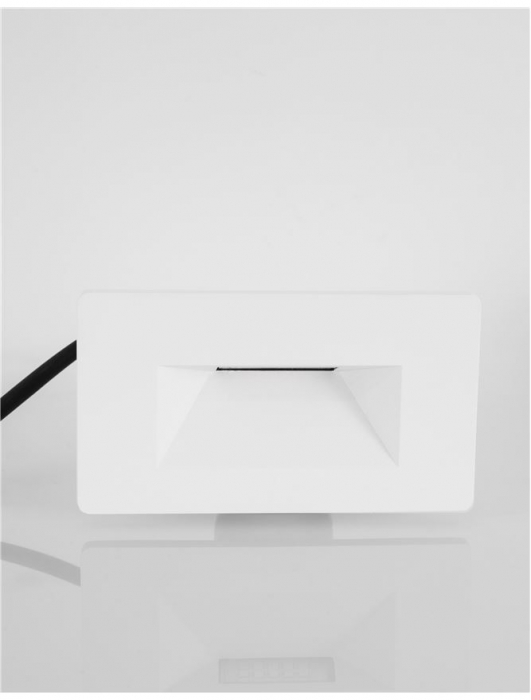 9083011  Nova Luce COVE LED 1,5W 105lm 3000K IP54 Aluminium & Glass Diffuser Matt White Beam Angle 120° [2]