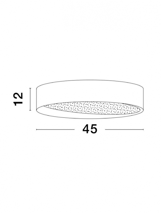 9085222 Plafoniera Nova Luce OBY LED 30W 1800lm 3000K Aluminium & Acrylic Sandy White Dimabil Triac IP20 [4]