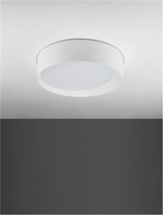 9085222 Plafoniera Nova Luce OBY LED 30W 1800lm 3000K Aluminium & Acrylic Sandy White Dimabil Triac IP20 [3]