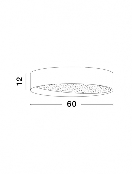 9085224 Plafoniera Nova Luce OBY LED 60W 3600lm 3000K Aluminium & Acrylic Sandy White Dimabil Triac IP20 [2]