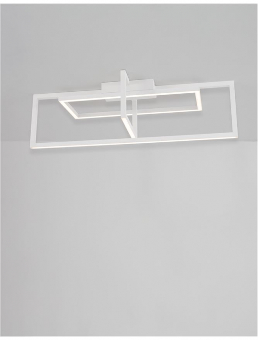 Plafoniera Nova Luce EDGAR 9086020 LED 35W 2400lm 3000K IP20 Aluminiu/Acril Sandy White [4]