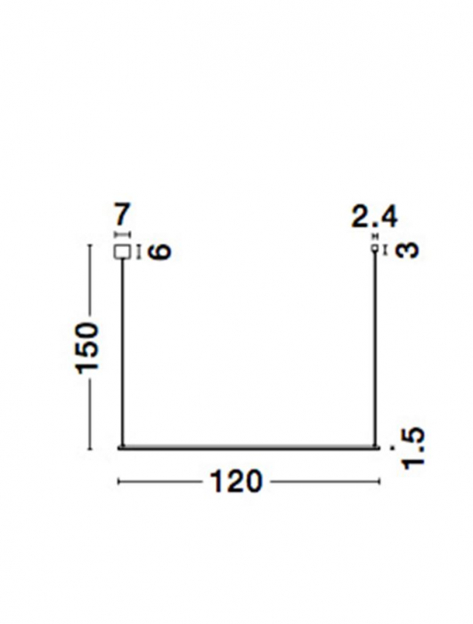 9088102 Suspensie Nova Luce ELETTRA LED 20W 1400lm 3000K IP20 Aluminiu Brass Gold [6]