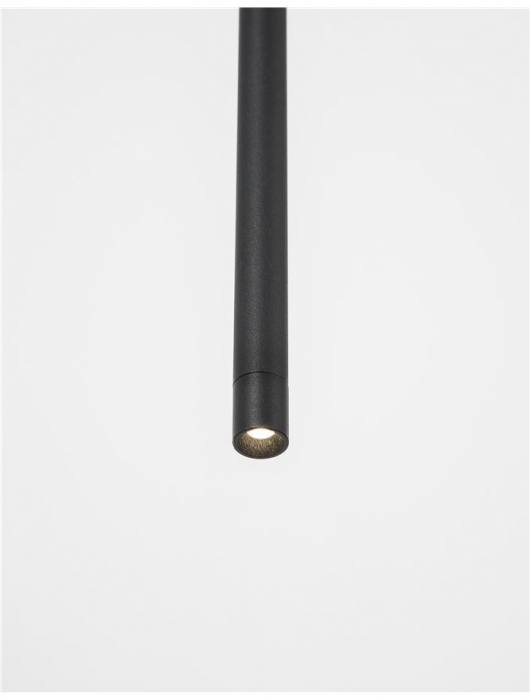 9088103 Pendul Nova Luce ELETTRA LED 5W 195lm 3000K Aluminium Sandy Black Nedimabil IP20 [4]