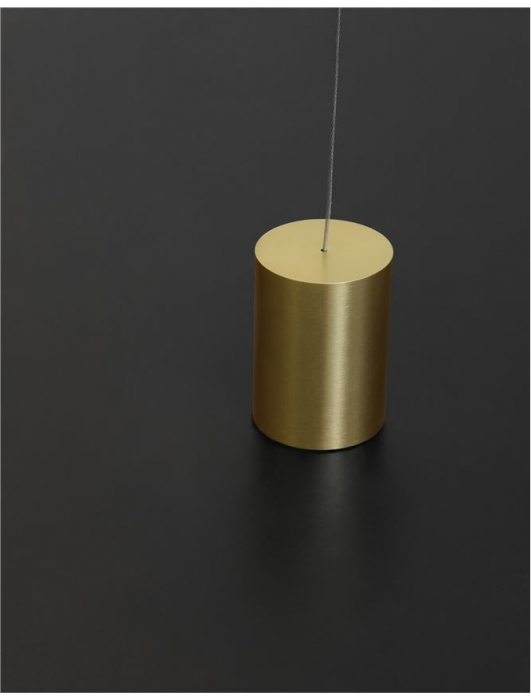 9088106 Lampadar Nova Luce ELETTRA LED 20W 698lm 3000K Aluminium Brass Gold Nedimabil IP20 [5]