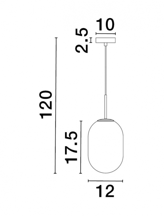9092821 Pendul Nova Luce CHRYSI G9 1x5W   Metal Brass Gold  IP20 [3]