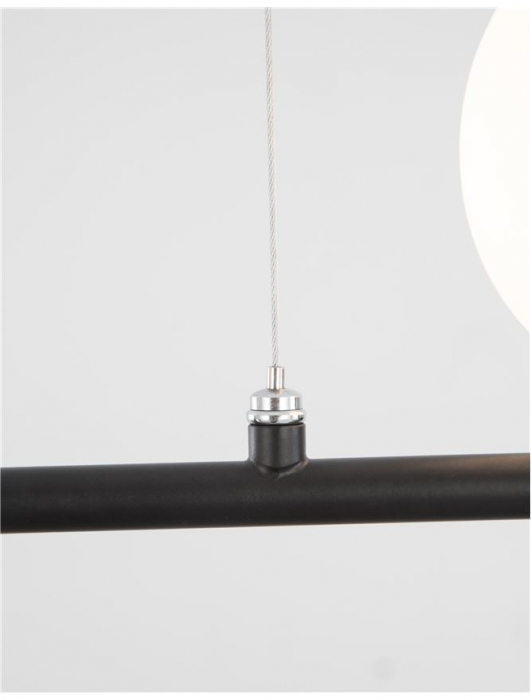 9100441 Suspensie Nova Luce IMPERO G9 4x5W IP20 Glass/Metal White Frosted Black [5]