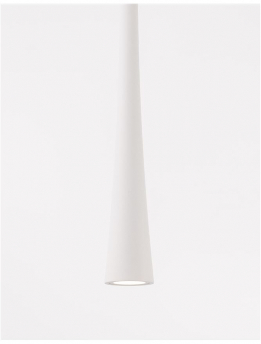 9102592 Pendul Nova Luce GOCCIO LED 6W 226lm 3000K Aluminium & Steel White Fabric Wire White Nedimabil IP20 [2]