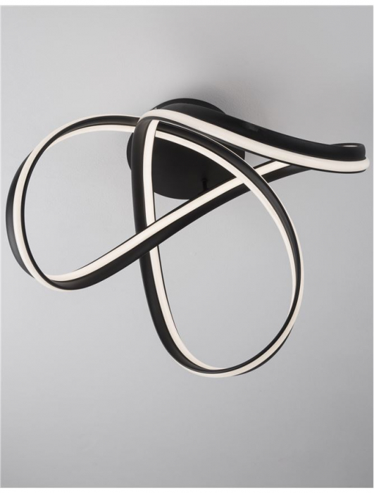 9104712 Plafoniera Nova Luce TRUNO LED 60W 4746lm 3000K Aluminium & Acrylic Sandy Black Dimabil Triac IP20 [5]