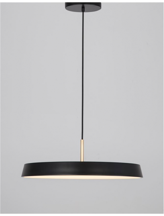 910622 Pendul Nova Luce VETRO LED 41W 2693lm 3000K IP20 Aluminiu/Acril Matt Black [3]