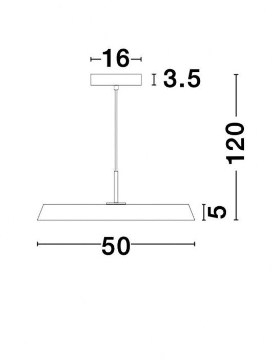 910623 Pendul Nova Luce VETRO LED 41W 2693lm 3000K IP20 Aluminiu/Acril Matt Green [7]