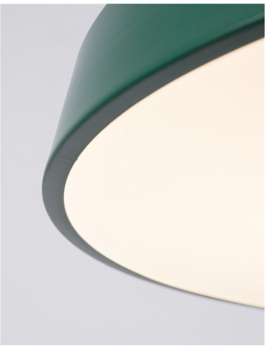 910623 Pendul Nova Luce VETRO LED 41W 2693lm 3000K IP20 Aluminiu/Acril Matt Green [6]