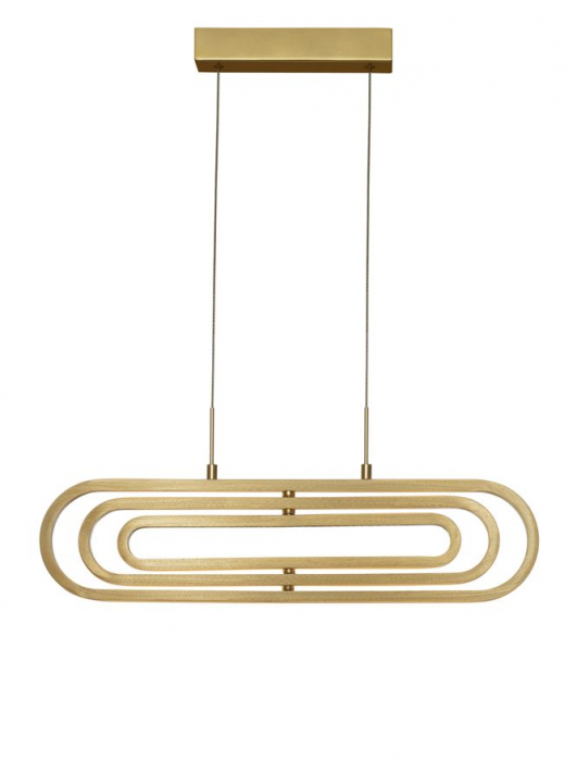 9110352 Suspensie Nova Luce ARTE LED 50W 3500lm 3000K IP20 Aluminiu/Acril Gold NOVALUCE [3]