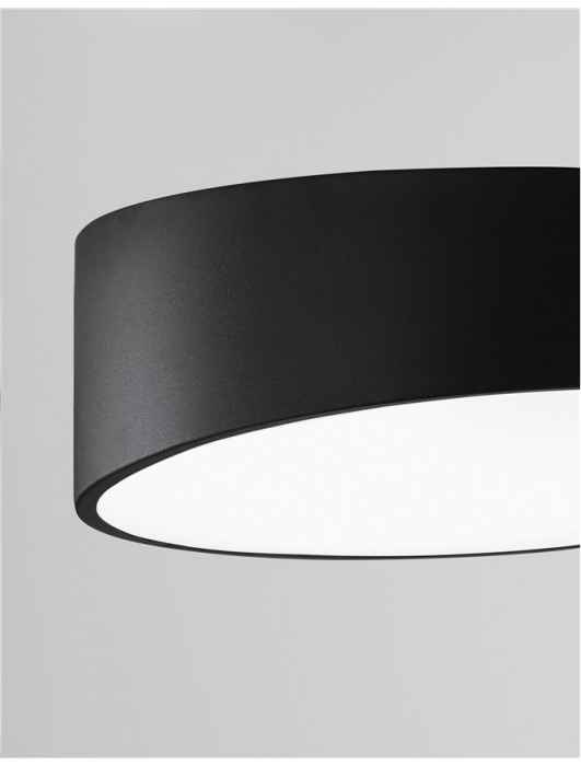 9111261 Plafoniera Nova Luce MAGGIO LED 24W 2280lm 3000K Aluminium Sandy Black Nedimabil IP20 [4]