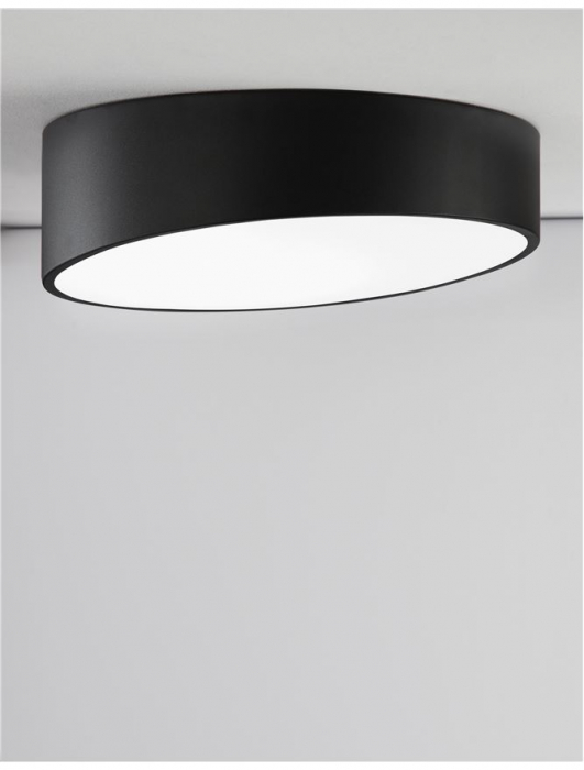 9111261 Plafoniera Nova Luce MAGGIO LED 24W 2280lm 3000K Aluminium Sandy Black Nedimabil IP20 [3]