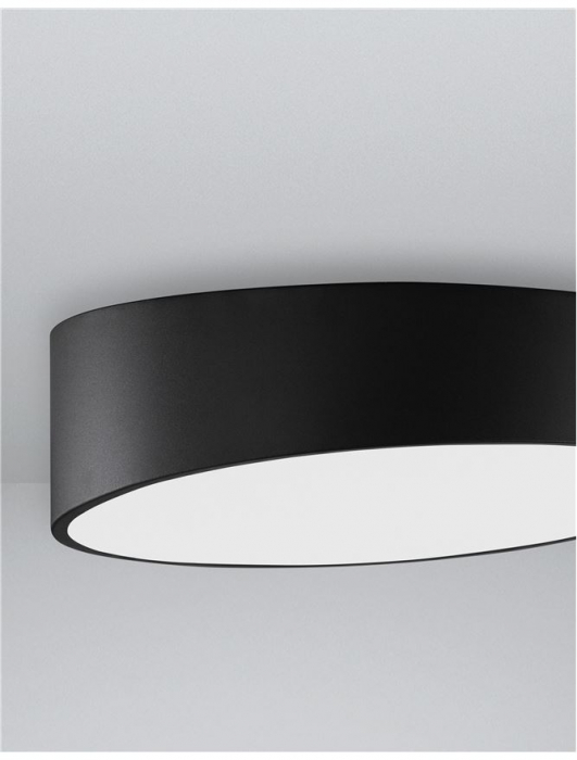 9111361 Plafoniera Nova Luce MAGGIO LED 60W 4280lm 3000K Aluminium Sandy Black Nedimabil IP20 [5]
