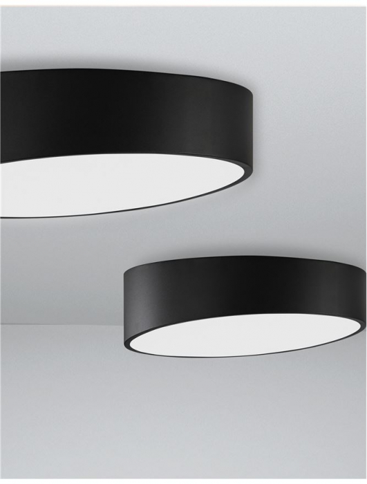 9111361 Plafoniera Nova Luce MAGGIO LED 60W 4280lm 3000K Aluminium Sandy Black Nedimabil IP20 [6]