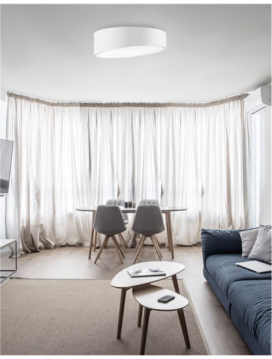 9111362 Plafoniera Nova Luce MAGGIO LED 60W 4280lm 3000K Aluminium Sandy White Nedimabil IP20 [2]