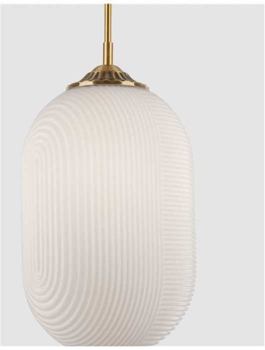 9119112 Pendul Nova Luce ATHENA E27 1x12W   Metal Brass  IP20 [2]