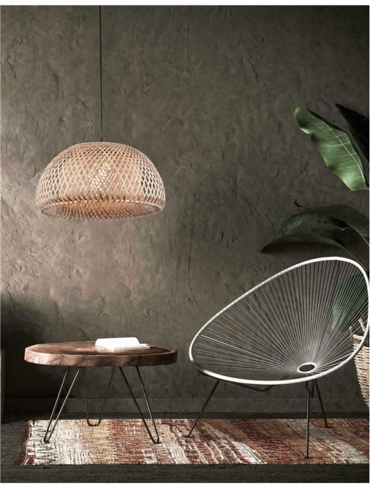 9142498 Pendul Nova Luce SCARLET E27 1x12W   Ratan Natural  IP20 [2]