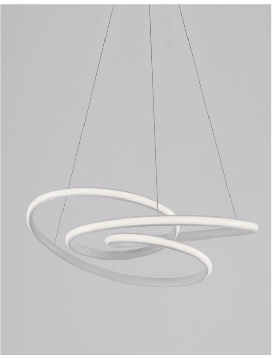 9147111 Suspensie Nova Luce MENTON LED 43W 3013lm 3000K IP20 Aluminiu & Acril Sandy White NOVALUCE [2]
