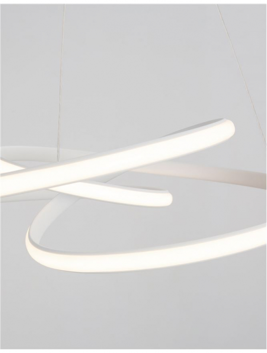 9147111 Suspensie Nova Luce MENTON LED 43W 3013lm 3000K IP20 Aluminiu & Acril Sandy White NOVALUCE [6]