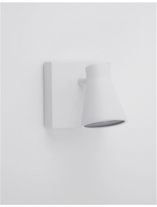 9155711 Aplica Nova Luce DUBLIN GU10 1x10W   Metal Sandy White  IP20 [2]