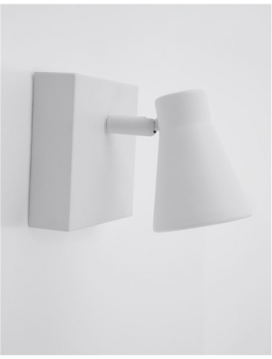 9155711 Aplica Nova Luce DUBLIN GU10 1x10W   Metal Sandy White  IP20 [3]
