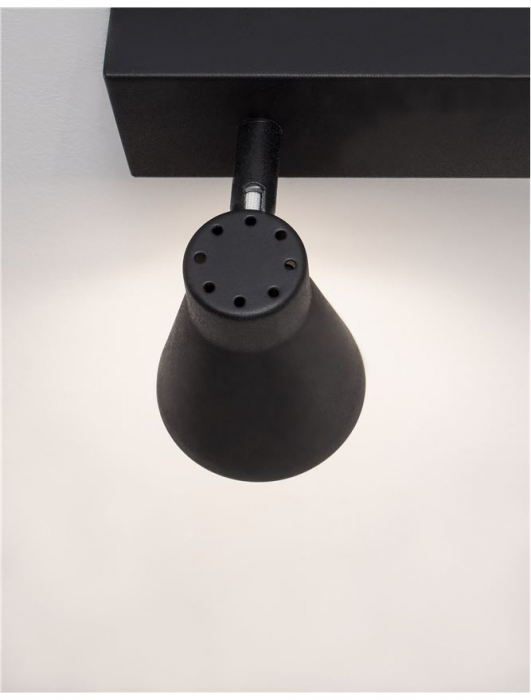 9155812 Plafoniera Nova Luce DUBLIN GU10 2x10W   Metal Sandy Black  IP20 [6]