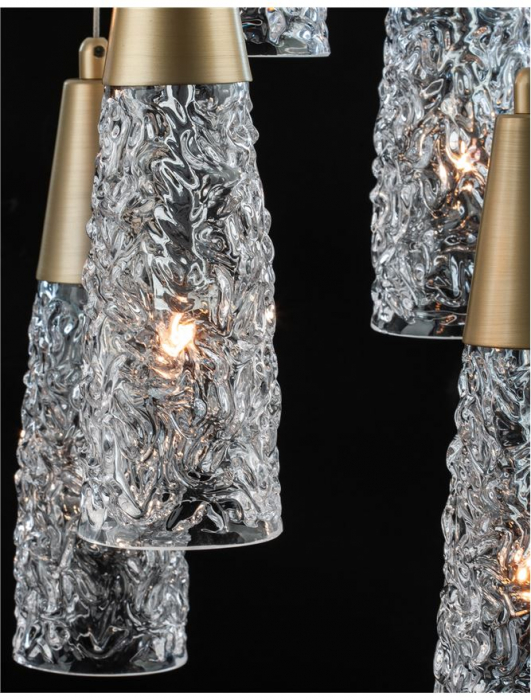 9160196 Lustra Nova Luce KOVAC G9 6x5W   Metal Brass Gold  IP20 [3]