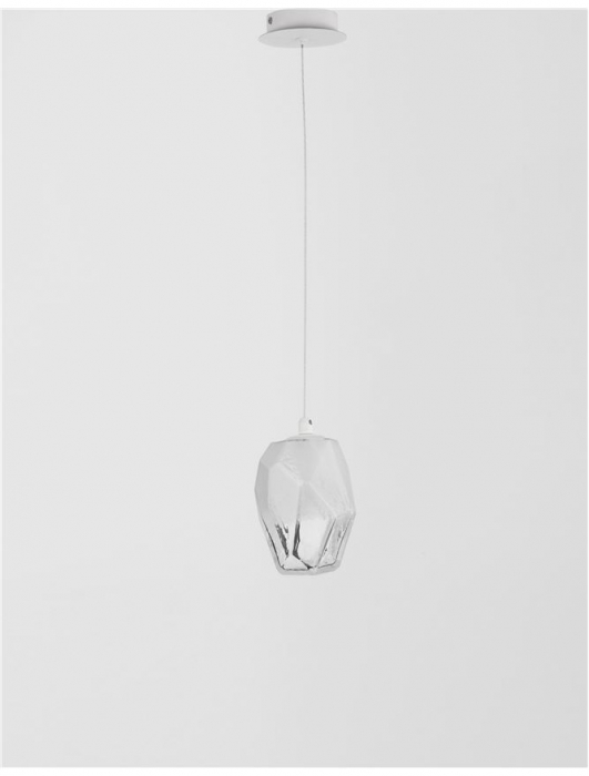 9160231 Pendul Nova Luce ICE G9 1x5W   Metal & Glass Gradient white  IP20 [4]