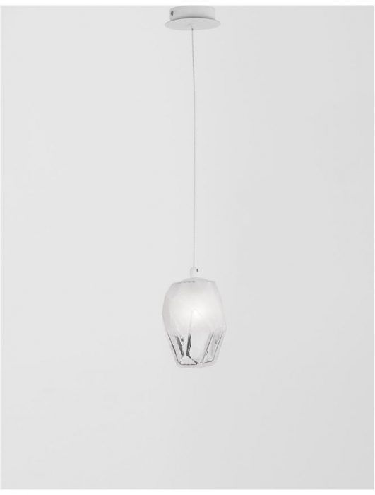 9160231 Pendul Nova Luce ICE G9 1x5W   Metal & Glass Gradient white  IP20 [3]
