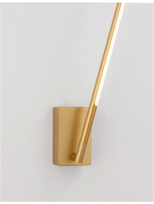 9180711 Aplica Nova Luce RACCIO LED 4,6W 280lm 3000K IP20 Metal & Acrylic Gold NOVALUCE [6]