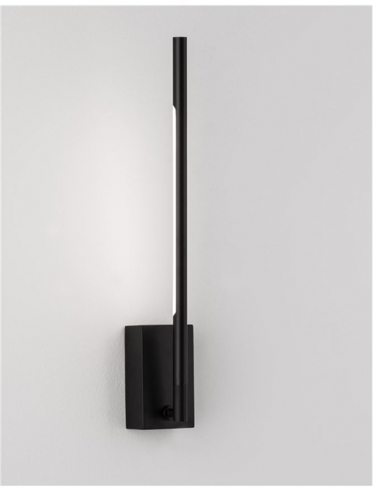 9180712 Aplica Nova Luce RACCIO LED 4,6W 280lm 3000K IP20 Metal & Acrylic Black NOVALUCE [2]