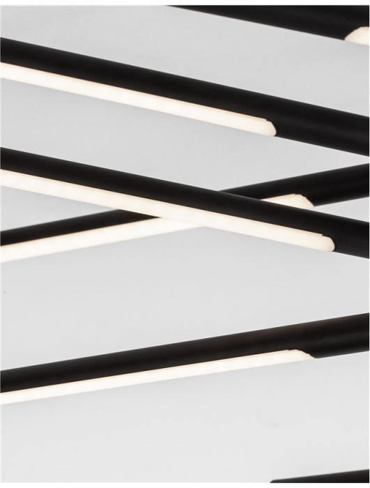 9180714 Plafoniera Nova Luce RACCIO LED 48W 3360lm 3000K IP20 Metal & Acrylic Black NOVALUCE [5]